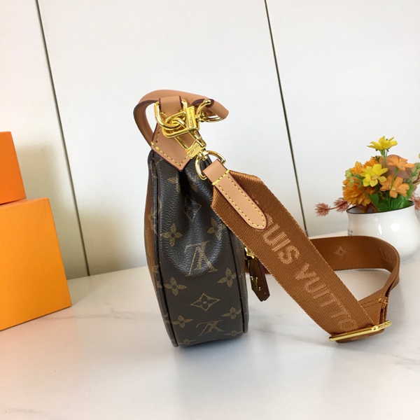 ルイヴィトンバッグ素材ディテール